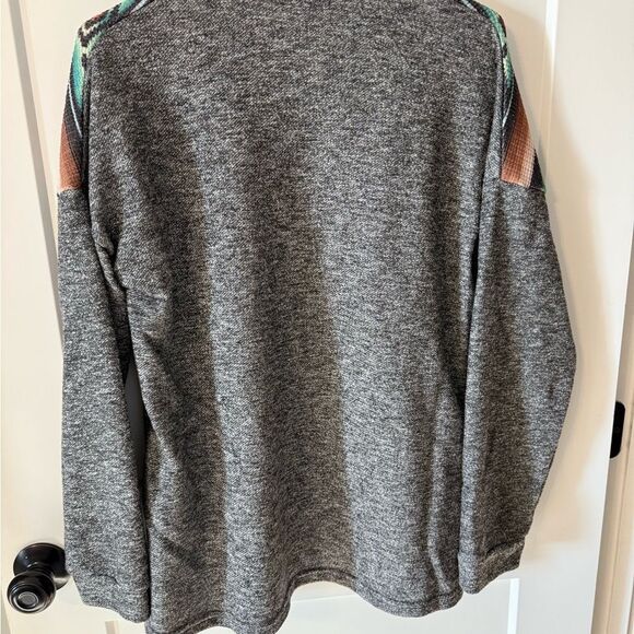 WOMENS WESTERN Multicolor Quarter-Zip JACKET - Picture 4 of 4